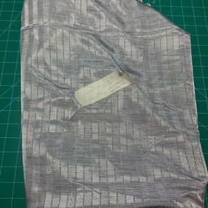 Shiny Silver Fabric